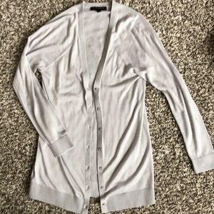 Banana republic light grey cardigan